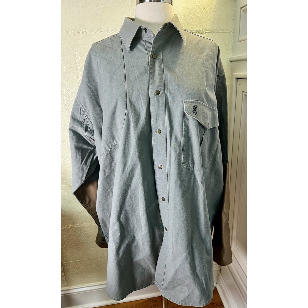 Browning Reactar Shooting Shirt Mens‎ XL Super Naturals Button-Up Hunting Range